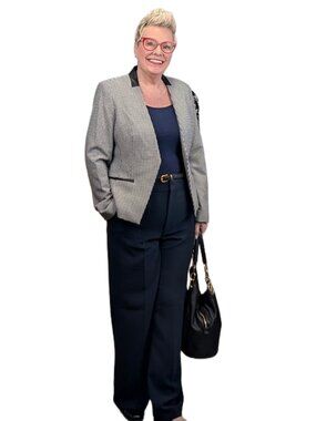 Calvin Klein Houndstooth Blazer